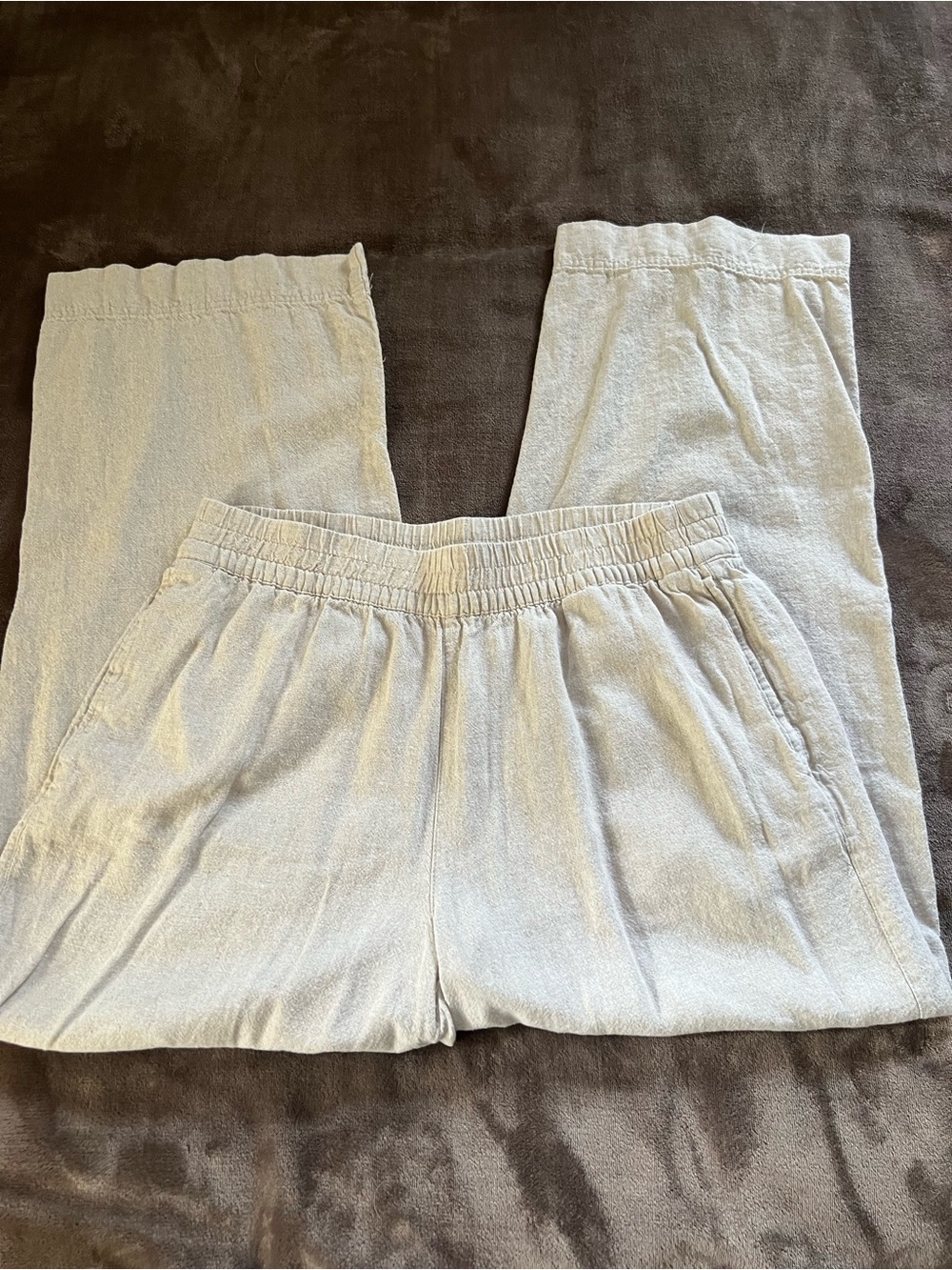 Old Navy Linen blend wide leg pants